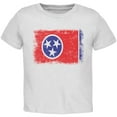 thumbnail image 1 of Born and Raised Tennessee State Flag Toddler T Shirt White 2T, 1 of 1