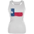 thumbnail image 1 of Born and Raised Texas State Flag Juniors Soft Tank Top White LG, 1 of 1