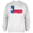 thumbnail image 1 of Born and Raised Texas State Flag Mens Sweatshirt White LG, 1 of 1