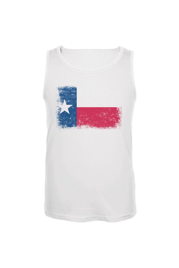 Born and Raised Texas State Flag Mens Tank Top