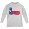 thumbnail image 1 of Born and Raised Texas State Flag Youth Long Sleeve T Shirt White YXL, 1 of 1
