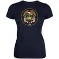 thumbnail image 1 of Born and Raised Utah State Flag Juniors Soft T Shirt Navy SM, 1 of 1