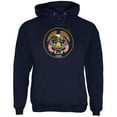 thumbnail image 1 of Born and Raised Utah State Flag Mens Hoodie Navy SM, 1 of 1