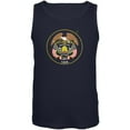 thumbnail image 1 of Born and Raised Utah State Flag Mens Tank Top Navy LG, 1 of 1