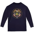 thumbnail image 1 of Born and Raised Utah State Flag Youth Long Sleeve T Shirt Navy YMD, 1 of 1