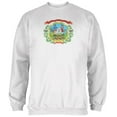 thumbnail image 1 of Born and Raised West Virginia State Flag Mens Sweatshirt White MD, 1 of 1
