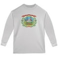 thumbnail image 1 of Born and Raised West Virginia State Flag Youth Long Sleeve T Shirt White YLG, 1 of 1