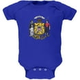 thumbnail image 1 of Born and Raised Wisconsin State Flag Soft Baby One Piece Royal 3-6 M, 1 of 1