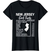 Born in New Jersey - New Jersey Girl Facts T-Shirt