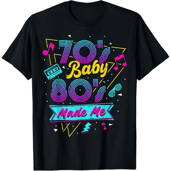 Born in the 70's But the 80's Raised me 80s Costume T-Shirt