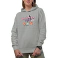 thumbnail image 1 of Born in the 90s, Retro or Millennial Art Merch Gift, Heather Grey Hooded Sweatshirt or Hoodie, Medium, 1 of 5