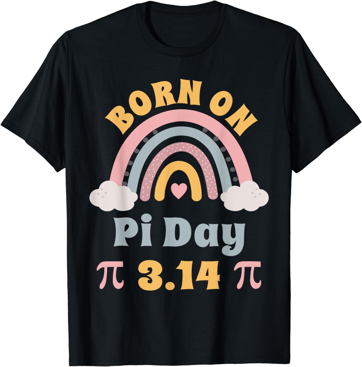 Born on Pi Day Birthday 2024 Happy Pi Day Math Teacher Kids T-Shirt ...