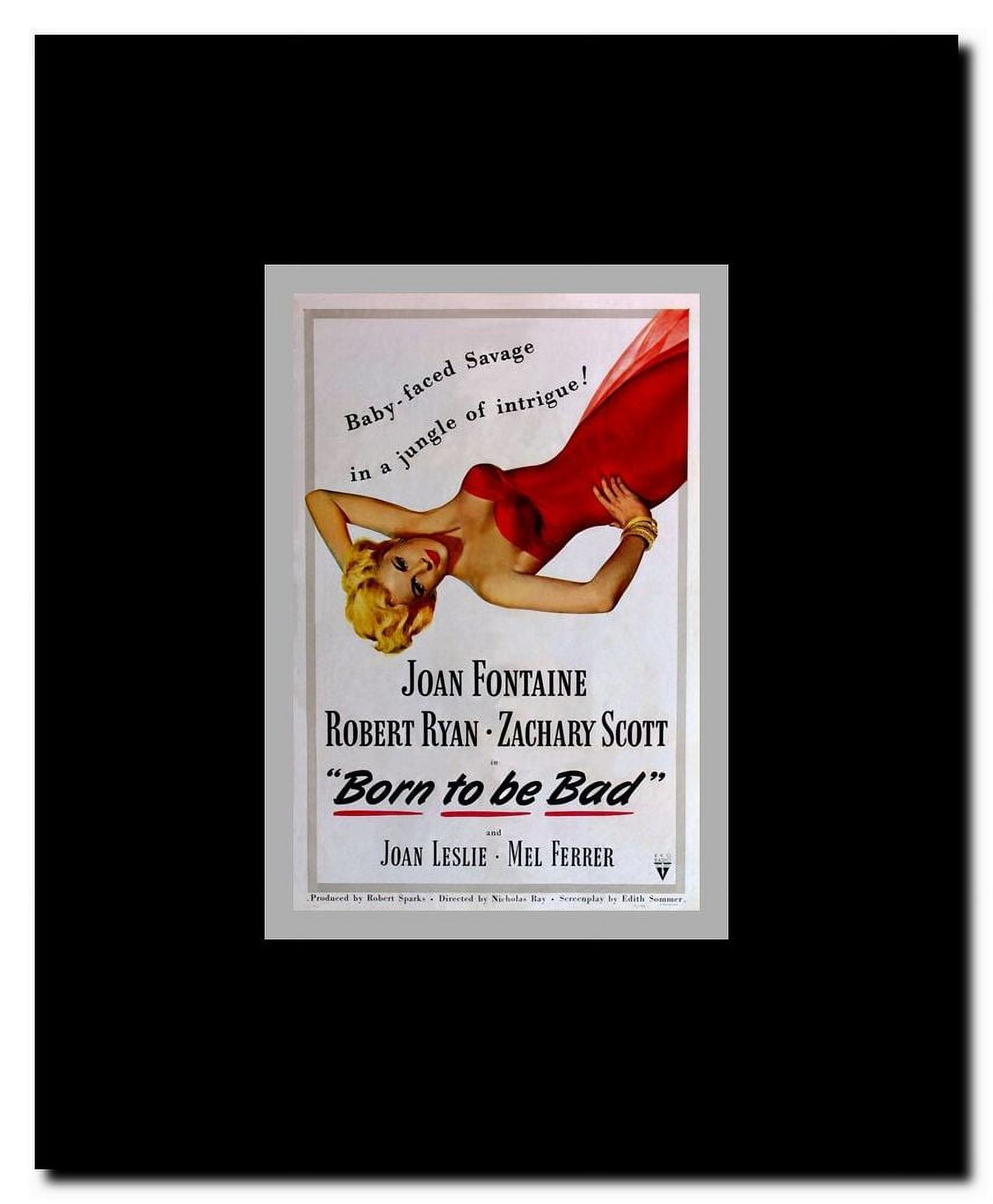 Born to Be Bad Framed Movie Poster