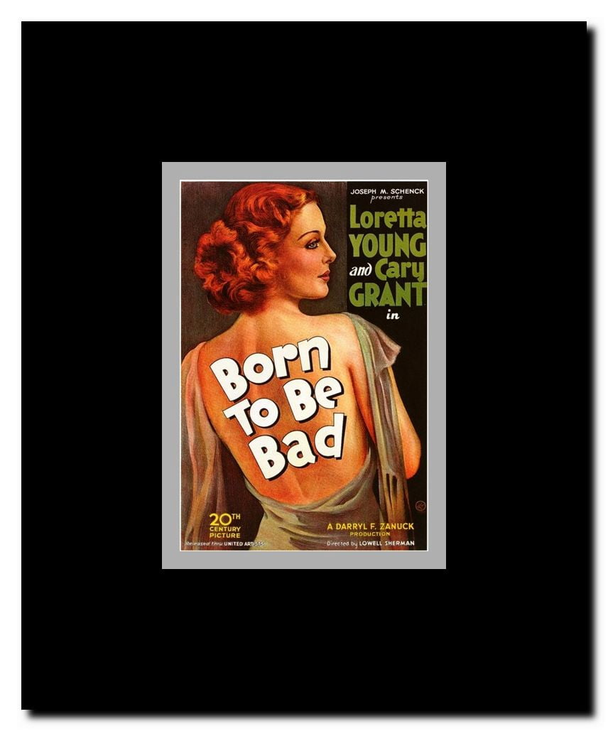Born to Be Bad Framed Movie Poster
