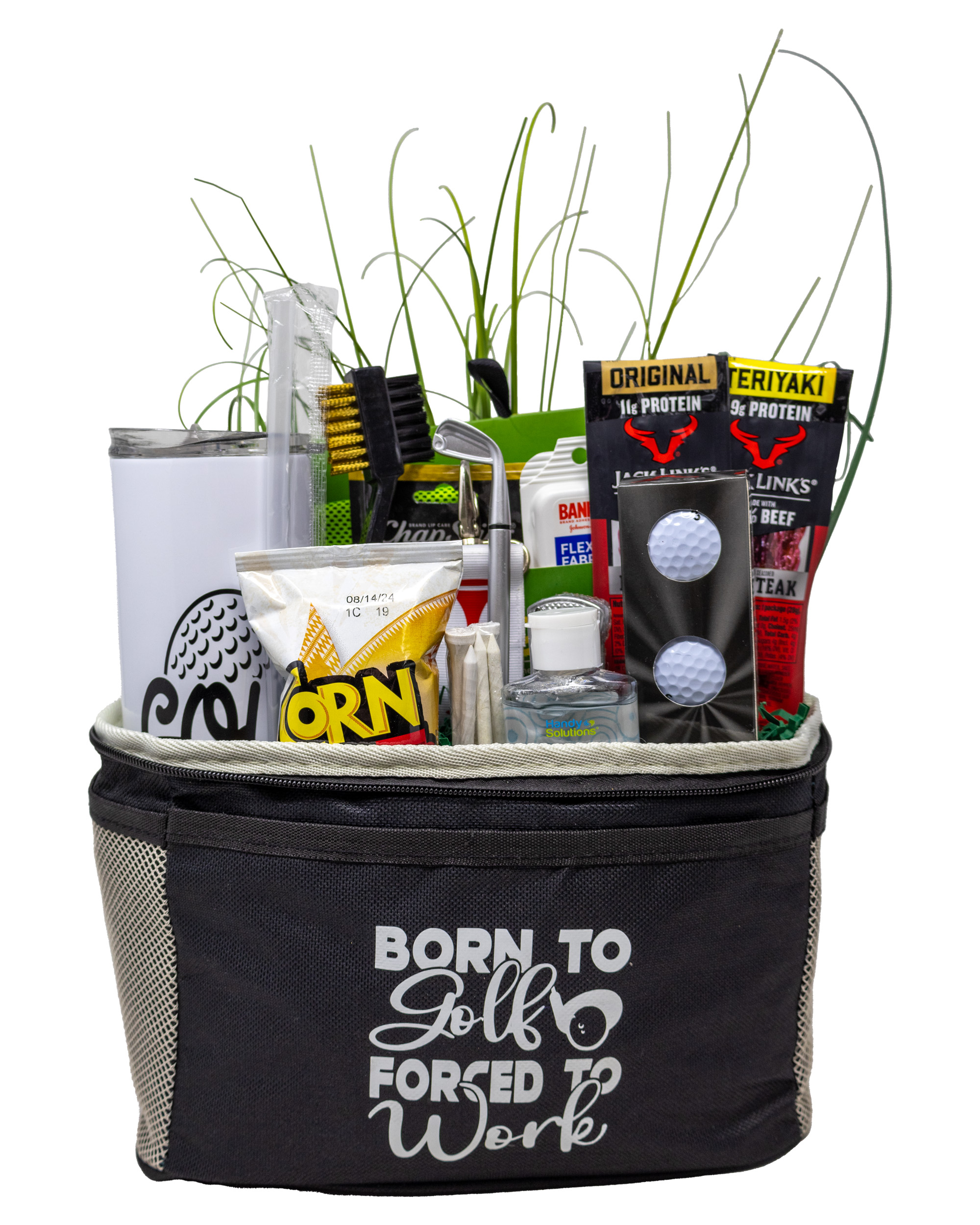 Born to Golf Forced to Work Golfer Gift Basket - image 1 of 7