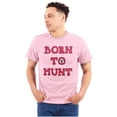 thumbnail image 1 of Born to Hunt Crosshairs Deer Buck Plus Size Crewneck Graphic Tee Shirt Brisco Brands 2X, 1 of 5