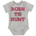 thumbnail image 1 of Born to Hunt Crosshairs Deer Buck Romper Boys or Girls Infant Baby Brisco Brands 18M, 1 of 6