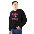 thumbnail image 1 of Born to Hunt Crosshairs Deer Buck Unisex Plus Fleece Graphic Sweatshirt Brisco Brands 2X, 1 of 5