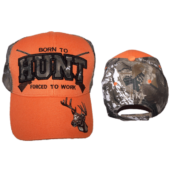 Born to Hunt Hunting Embroidered Baseball Caps Hats Uni-Sex Style -- FREE USA Shipping-- (HUNTCAP110)