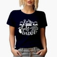 thumbnail image 1 of Born to Play Golf with Daddy with Clubs & Buggies, Son or Daughter Golf Player, Golfing or Golfer Themed Merch Gift, Navy Blue T-Shirt, X-Large, 1 of 5