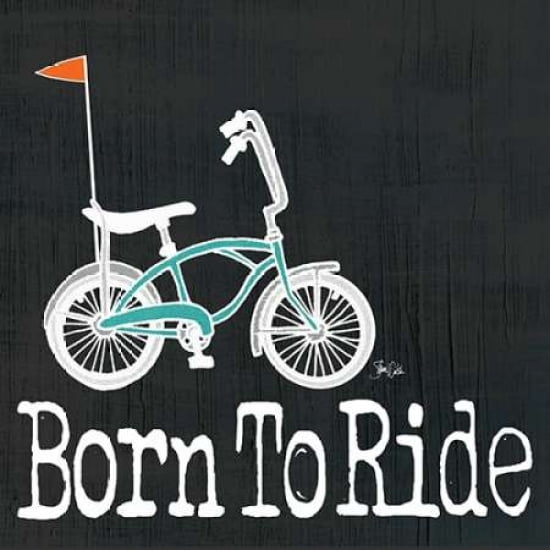Born to Ride Canvas Art - Shanni Welsh (24 x 24)