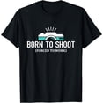 thumbnail image 1 of Born to Shoot Forced to Work - PHOTOGRAPHER T-Shirt, 1 of 4