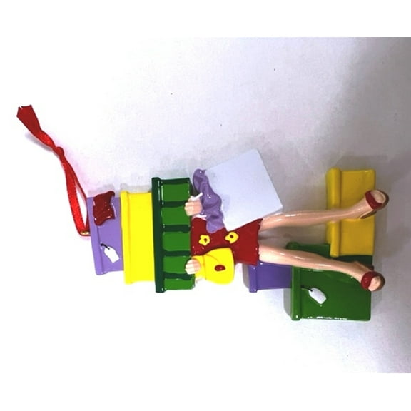 Born to Shop Summer Personalized Christmas Ornament , Kids Christmas Ornament, Christmas Decoration for Tree, Christmas Tree Ornament