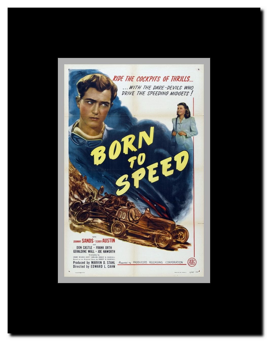 Born to Speed Framed Movie Poster