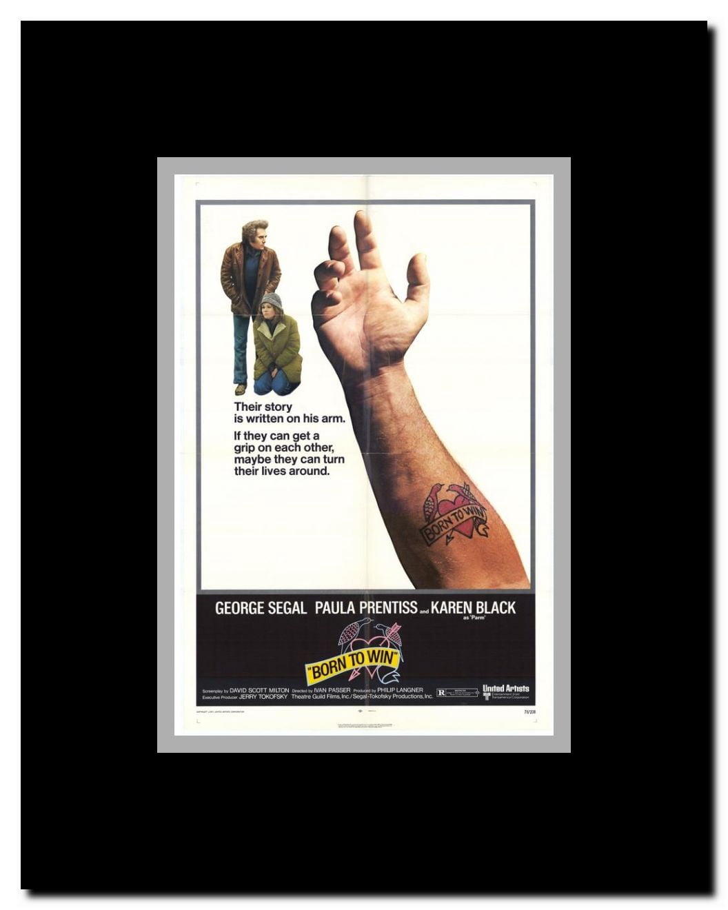 Born to Win Framed Movie Poster