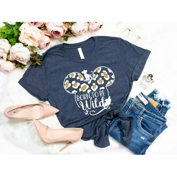 Born to be Wild Shirt, Animal Kingdom Shirt, Ear Family Shirt, Vacation Shirt, Shirt, Safari Shirt, Animal Kingdom Tshirt All Size S-5Xl