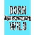 thumbnail image 1 of Born to be Wild Zebra Large Wall Art Print, 1 of 1