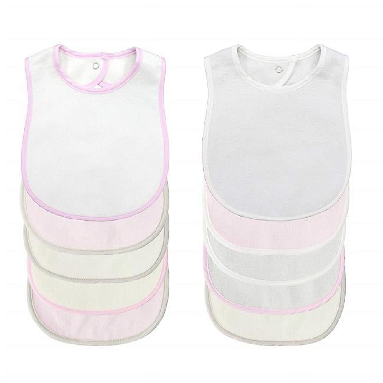 BornCare BB 1003 Solid Bib Baby Shower Gift Set, Multi-Color - Pack of 10