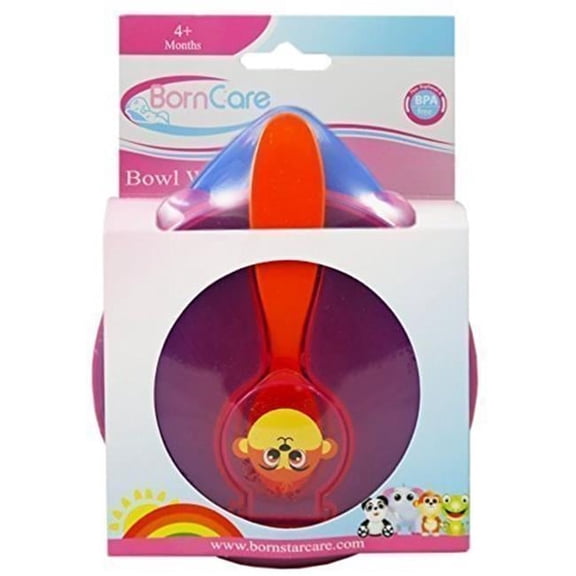 BornCare BCWS-137 Baby Feeding Bowl with Spoon