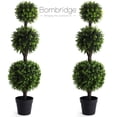 thumbnail image 1 of Bornbridge Artificial 4' Topiary Ball Tree - Boxwood - 2 Pack, 1 of 4