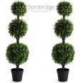 Bornbridge Faux Boxwood 4ft Topiary Ball Tree Indoor/Outdoor