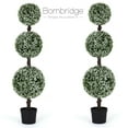 thumbnail image 1 of Bornbridge Artificial Baby's Breath Topiary Ball Tree - 4' Indoor/Outdoor Lifelike Boxwood Plant  (1 Pack), 1 of 3