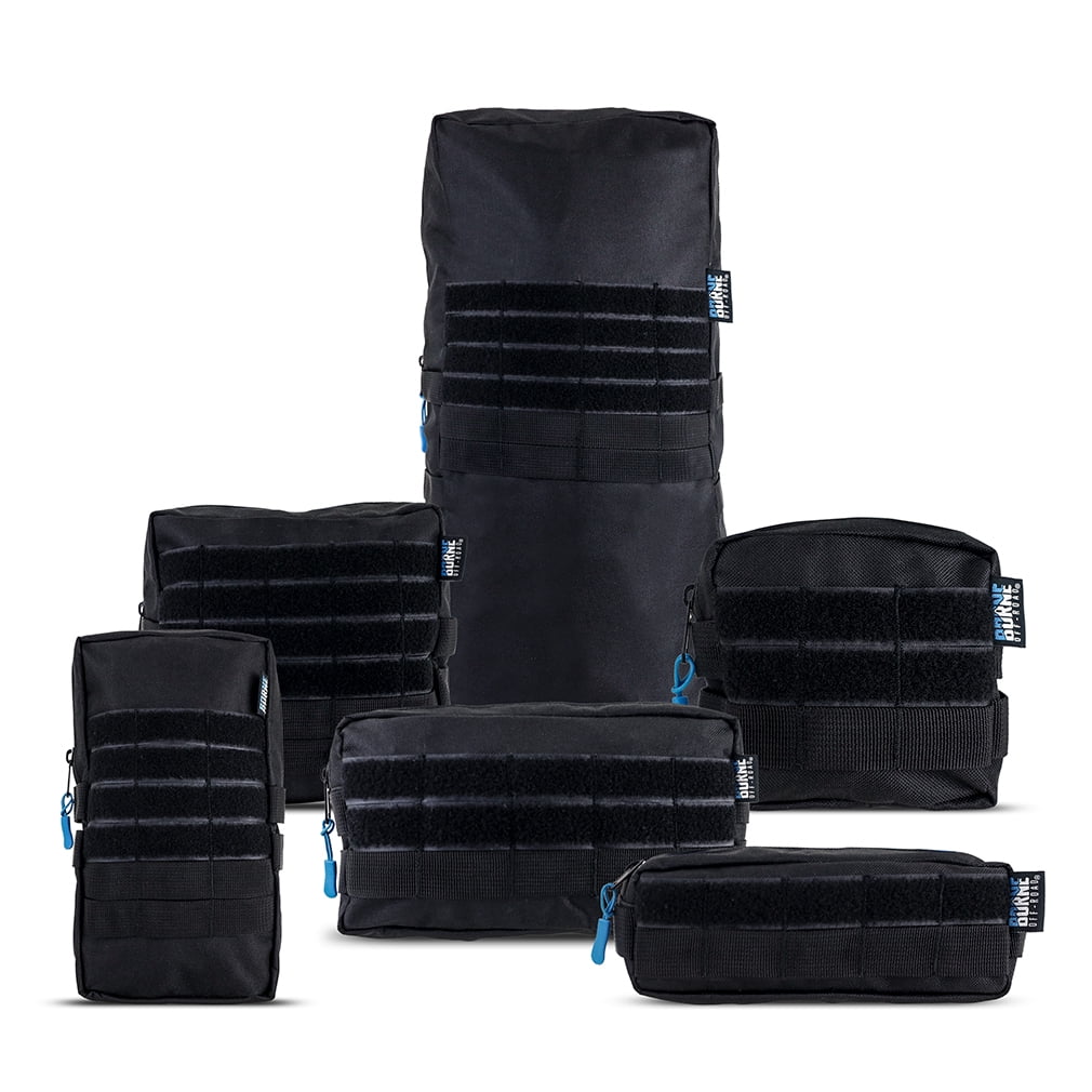 Borne Off-Road Molle Pouch Set  6-Pack