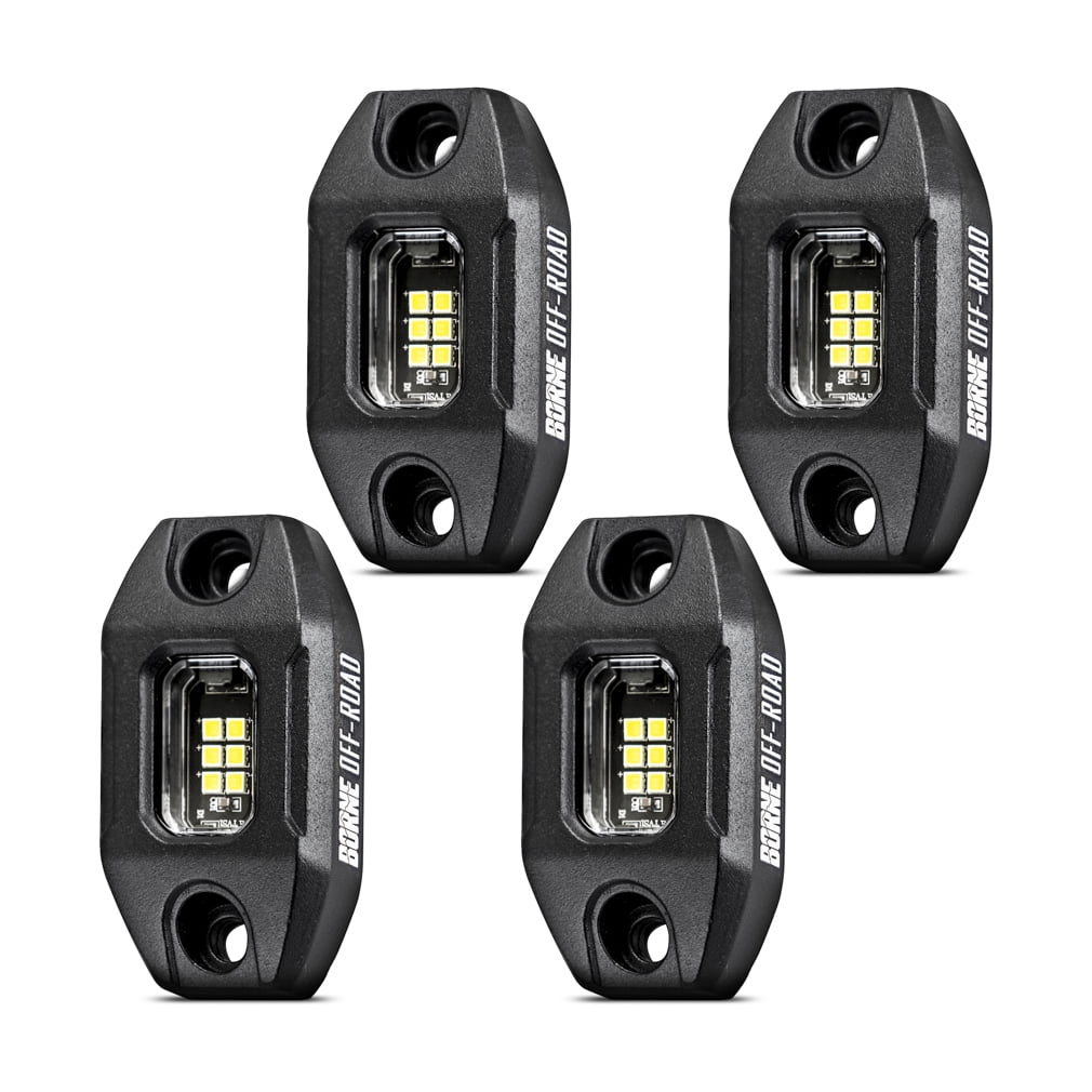 Borne Off-Road Rock Light (4)  Long Harness