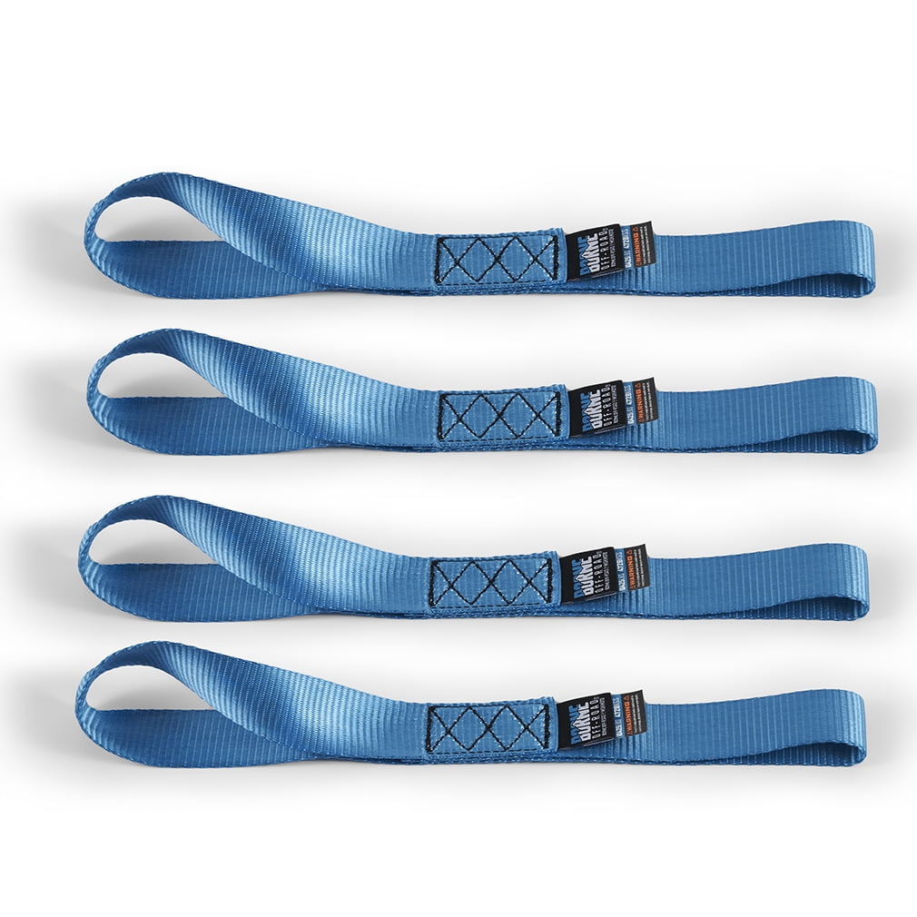 Borne Off-Road Soft Loop Tie-Down Straps Blue - Walmart.com