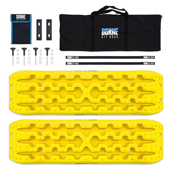 Borne Off-Road Traction Board Set  Yellow