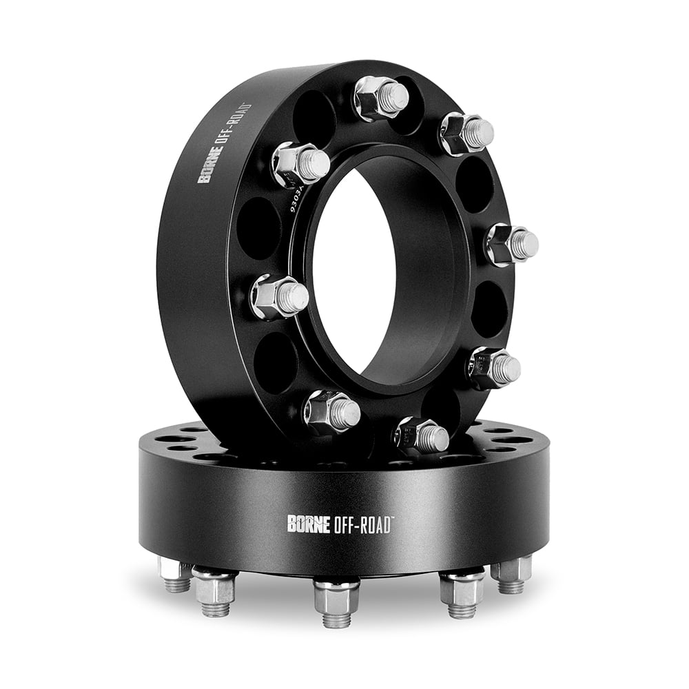Borne Off-Road Wheel Spacers  6X139.7  78.1mm Center Bore  M14 X 1.5  1.00" Thick  Black