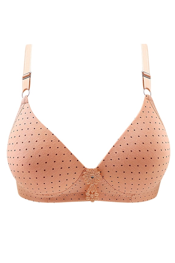 3PC Women's T-Shirt Bra Push up Wirefree Seamless Sports Bra Comfortable Breathable Solid Bra, Summer Saveings Clearance