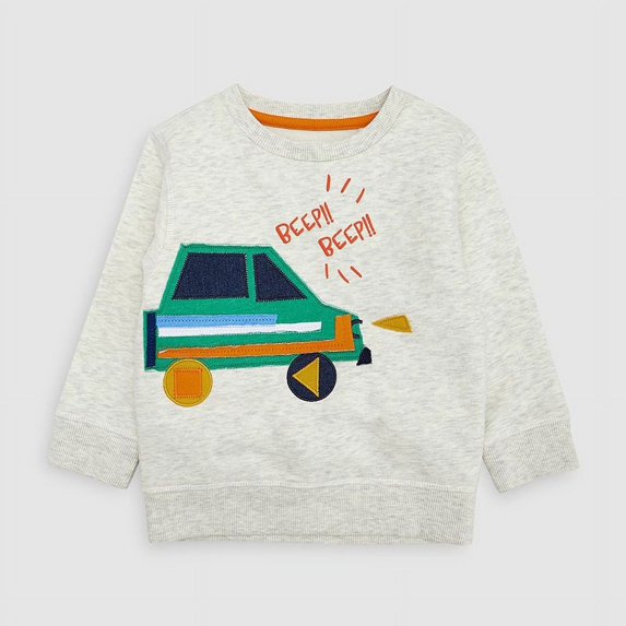 Borniu Baby Boy Clothes, Toddler Clothes, Children Kid Boys Car Print T-shirt Tops Casual Pullover Sweatshirt Kids Clothes Clearance