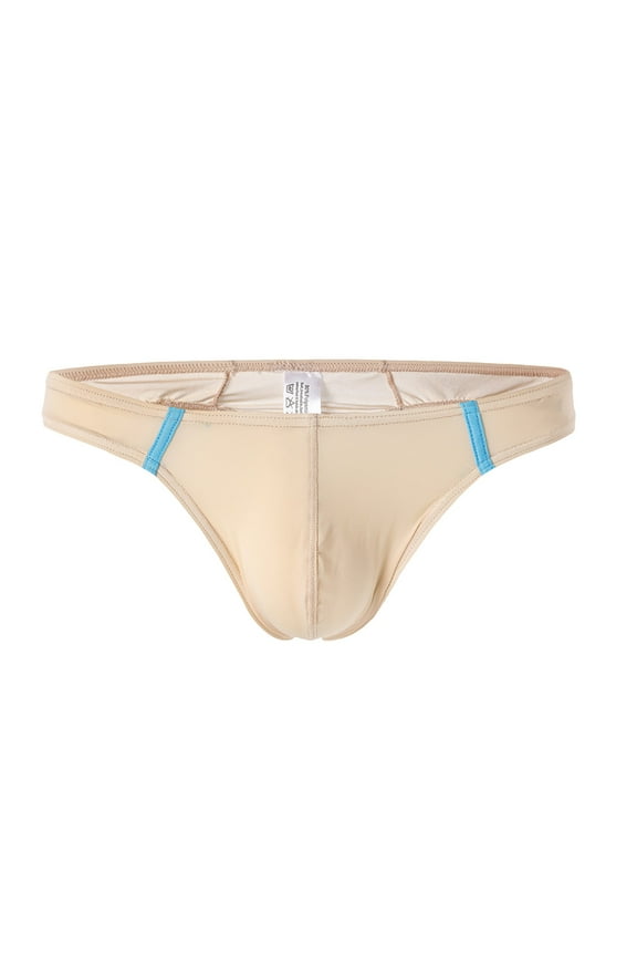 Mens Underwear, Lingerie Ice Silk Patchwork Sleepwear G-String Stylish Nightwear Clearance