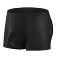 thumbnail image 1 of Ohufall Mens Underwear, Men Casual Solid Thin Ice Silk Sexy And Transparent Underwear Pants Clearance, 1 of 2