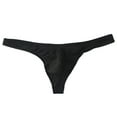 thumbnail image 1 of Ohufall Mens Underwear, Men's Fashion Low Waist Silk Mesh Breathable Thong Sexy Underpanties Clearance, 1 of 3