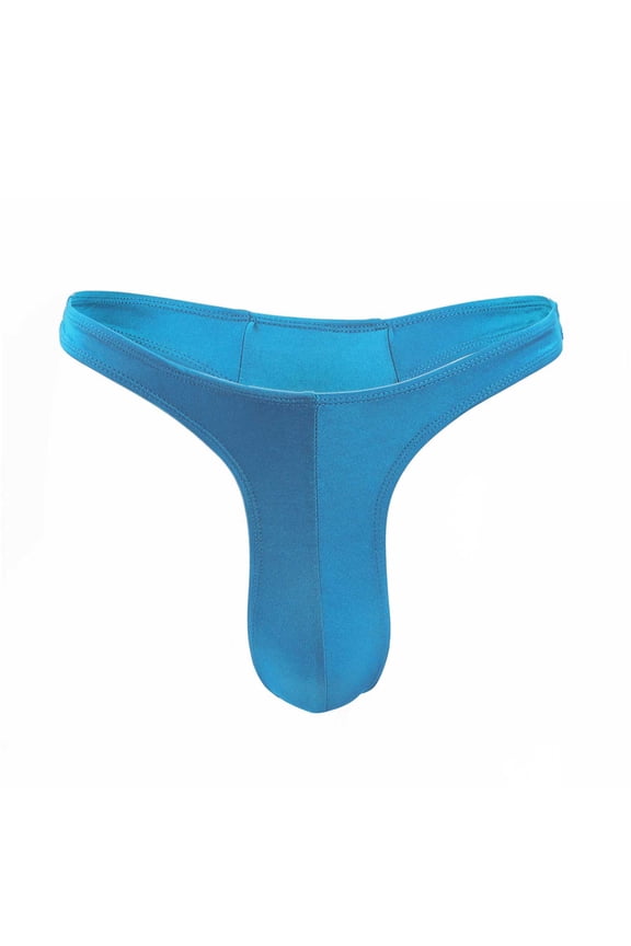 Mens Underwear, Men's Sexy Thongs Seamless Low-waisted Sexy Adult Revealing Buttocks Narrow-brimmed T Pants Clearance