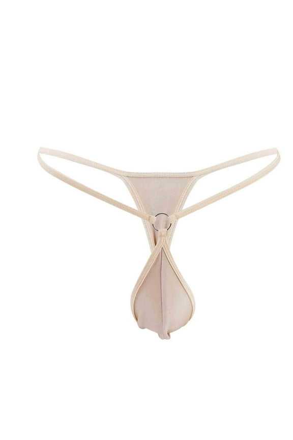 Mens Underwear, Sexy Mini Men's Thong Personality Hoop Fashion Low Waist T Pants Swimsuit Underwear Clearance