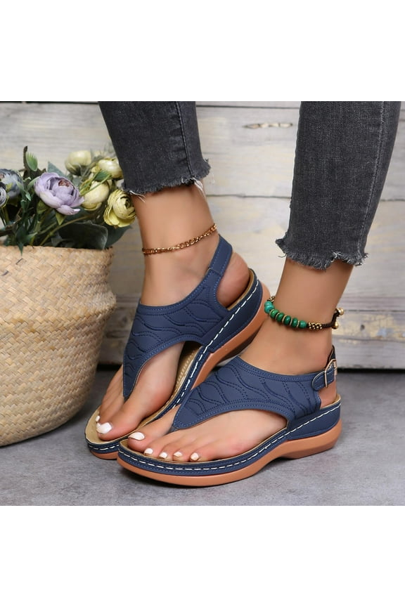 Orthotic Sandals for Women Plantar Fasciitis Feet Sandal with Arch Support for Casual Beach Comfortable Walking, Summer Sandals Women Clearance