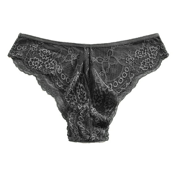 Ohufall Womens Underwear, Women Sexy Lace Lingerie Lingerie Thong Panties Ladies Cutout Panties Clearance